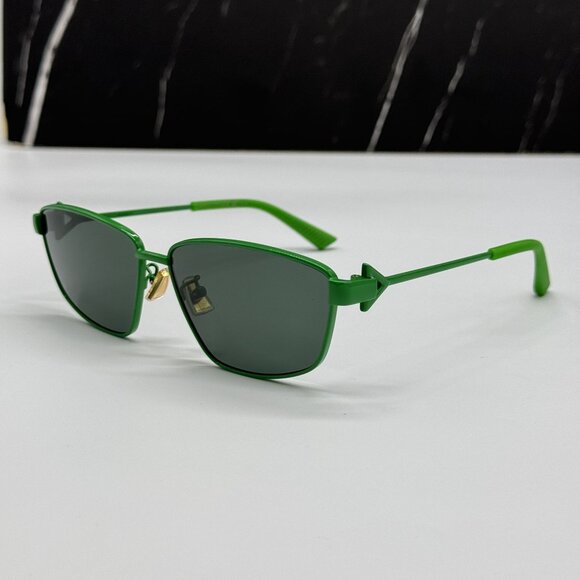 NEW BOTTEGA VENETA BV1185S 004 AVIATOR GREEN WOMEN SUNGLASSES BOTTEGA VENETA main image 12